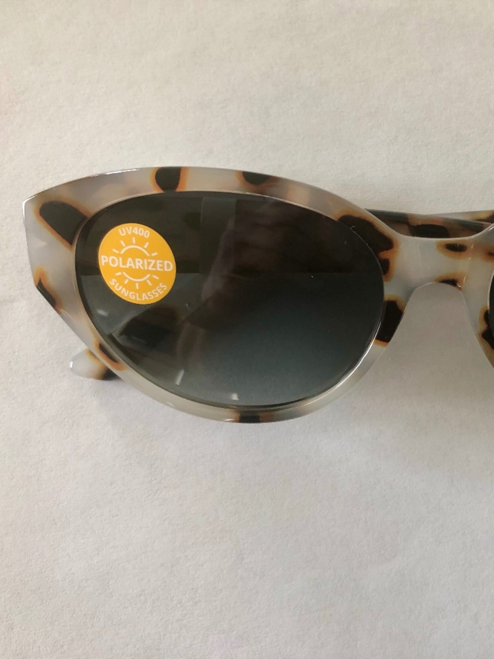 New Peepers Oval Cat-Eye Chai‎ Tortoise UV400 Polarized Sunglasses